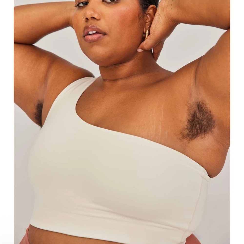 Girlfriend collective Bianca one shoulder bra